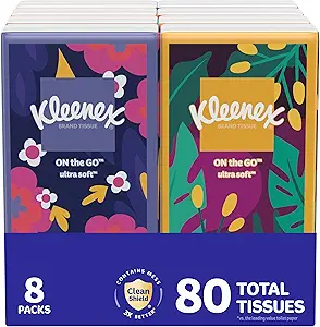 81tR1MNirOL.__AC_SX300_SY300_QL70_FMwebp_ Kleenex On-The-Go Facial Tissues Review Perfect Pocket-Sized Softness and Durability